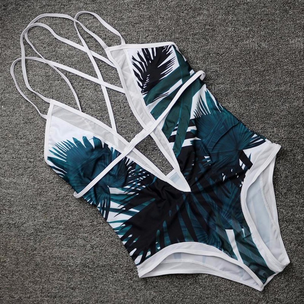 FAUNA halter one piece swimsuit